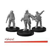 Cyberpunk RED Miniatures - Combat Zoners B, Grey, MFF33008