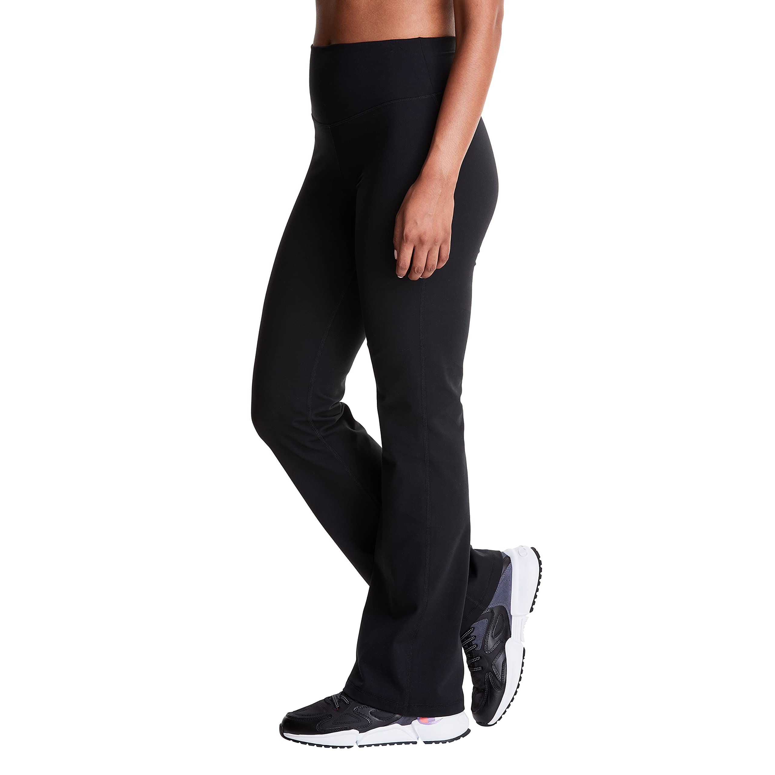 Champion Women's Flare Pants, Soft Touch, Moisture-wicking, Flared Yoga Pants for Women, 31.5