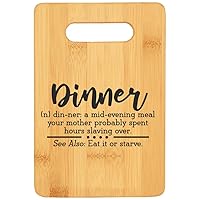 Dinner Definition Bamboo Cutting Boards For Mom And Wife