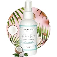 Natural & Organic Bottom Spray - With Organic Calendula, Hydrating Coconut Water and Nourishing Vitamin E - Ideal for Soothing and Cleansing Sensitive Areas - Unscented, 4oz