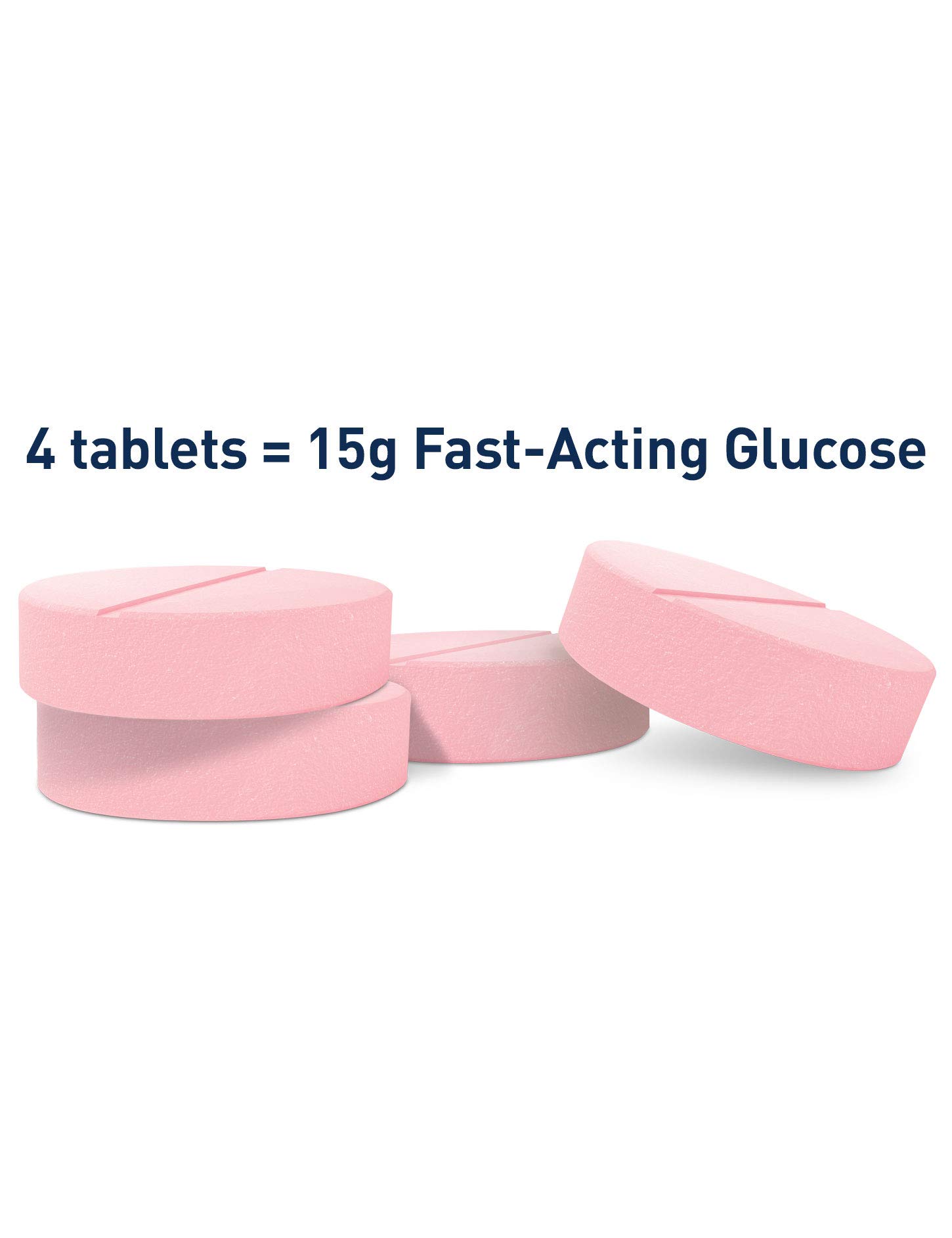 TRUEplus® Glucose Tablets, Raspberry Flavor - 10ct Tube (1)