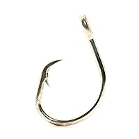 Mustad Classic 2 Extra Strong in Line Point Duratin Circle Fishing Hook | Strong for Heavy Tuna | Fewer Deep Hooks For Catch and Release, [Size 12/0,Pack 25]