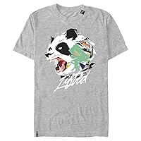 LRG Lifted Research Group Angry Panda Young Men's Short Sleeve Tee Shirt