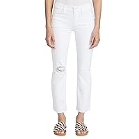PAIGE Women's Brigitte Jeans with Raw Cuff & Coin Pocket