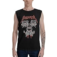 Music Band Tank Top Mens Summer Crew Neck Vest Fashion Sleeveless Clothes