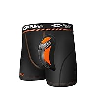 Shock Doctor Men's Ultra Pro Boxer Compression Short With Ultra Cup, Moisture Wicking Vented Protection, Adult Sizes