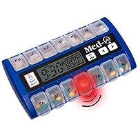 Digital Pill Box, Single Beep Alarm and LED Alert