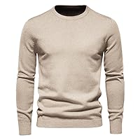 Thickness Pullover Men O-Neck Solid Long Sleeve Warm Slim Sweaters Men's Sweater Pull Male Bottoming Shirt