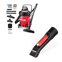 Shop-Vac 14 Gallon 6.5-Peak HP Wet/Dry Vacuum with Filter and Nozzle with LED Light