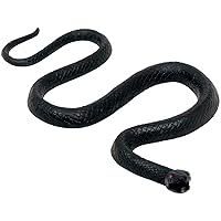 Realistic Black Small Rubber Snake - 9.5