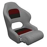 8WD3315 Deluxe Pontoon Series Bucket Seat with Bolster