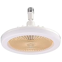 E27 Ceiling Fans with Lights 10 Inch Enclosed Low Fan Light Modern Ceiling Light with Fan for Bedroom Office Decorceiling Fans with Lights, Enclosed Ceiling Fan, Low Fan, Lighting & Ceiling Fans,