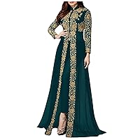 Vintage Dress for Women Formal Long Sleeve Elegant Lace Chiffon Flowy Maxi Dress Trendy Plus Size Fall Winter Dress