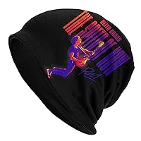 Keith Music Urban Beanie Cap for Men Women Soft Daily Knit Ribbed Beanie Hat Adult Warm Toboggan Hat for Unisex Black