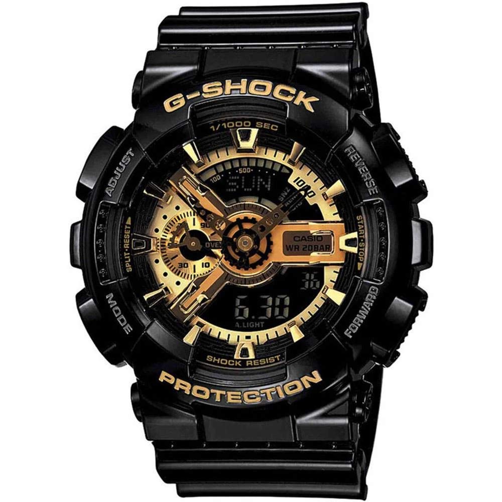 Casio G-Shock X-Large Skeleton Gold Dial GA110GB-1