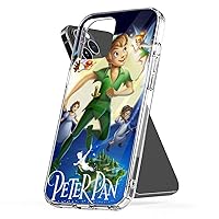 Case Phone Compatible with 15 iPhone 14 Peter Pro Max Pan 13 7 8 X Xr 11 12 Se 2020 14 for Samsung S21 S22 S23 S24 Ultra Transparent