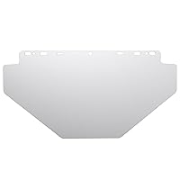 Jackson Safety Face Shield Window for Headgear, 10” x 20” x 0.04”, Polycarbonate, Unbound, Clear (Case of 36), 29098