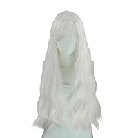 EpicCosplay® Iris Classic White Long Wavy Wigs