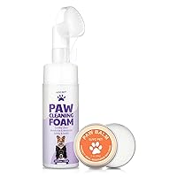 150ml No-Rinse Paw Cleaner +1 oz Natural Dog Paw Balm