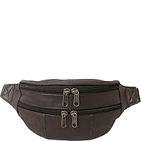 Assorted Leather Fanny Packs (Espresso Brown) (#7310-2)