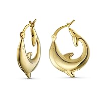 Hawaiian Nautical Vacation Honeymoon .925 Sterling Silver Ocean Marine Life Sea Creature Squid Octopus Manatees Dolphin Whale Tail Stud Earrings Pendant Necklace For Women Teens Rose Gold
