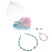 ERINGOGO 1 Box Beaded Toys Girl Toys Girls Toys Jewelry Making Kit for Girls 3-5 Beads for Kids Bead Kits for Kids 4-6 Kids Beads for Jewelry Making Acrylic Necklace Bracelet Child
