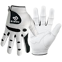 Bionic StableGrip with Natural Fit Golf Glove - White