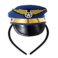 Halloween Pilot Hat Headband Mini Aviator Costume Hat Halloween Costume Accessories Photo Props