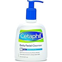 Cetaphil Daily Facial Cleanser for Normal to Oily Skin, 8 Ounce