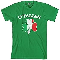 Threadrock Men's O'Talian Italian Irish Shamrock T-Shirt