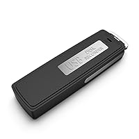Mini Voice Recorder,Lgsixe 16GB Small USB Recording Compatible with Windows,Slim Digital Sound Audio Record Device (Black)