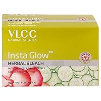 Insta Glow Herbal Bleach With Cucumber & Rose Petal For Fairness 54 gm