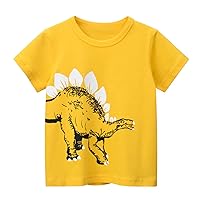 Toddler Baby Boy Girl Summer Clothes Ribbed T-Shirts Boho Short Sleeve Cow Print Top T Shirts Outfits for Photo Shoot