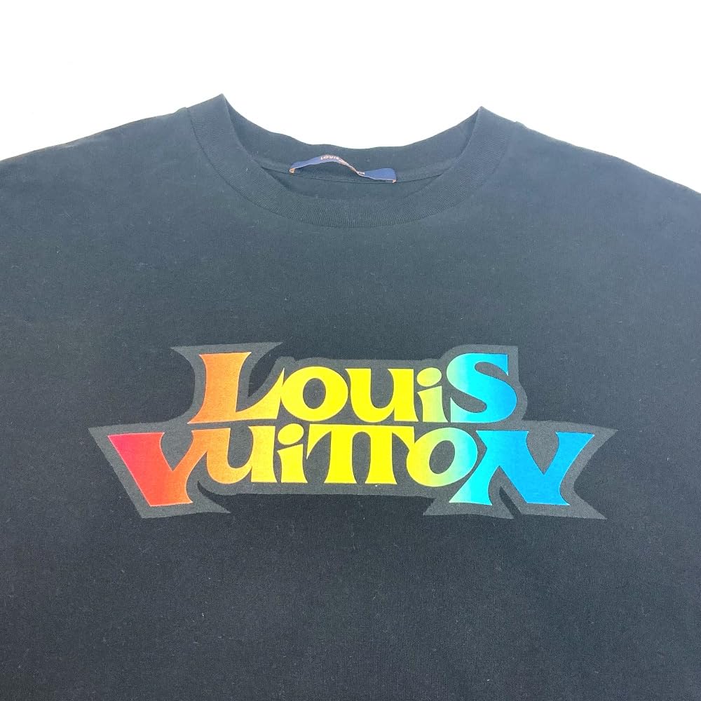 Shop Louis Vuitton LV FADE PRINTED LONG-SLEEVED T-SHIRT 1AATBG