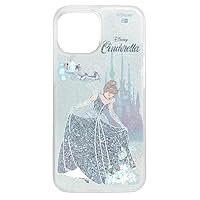 Ingrem iPhone 15/14/13 Case, Disney Glitter Case Cinderella_Blue Dress
