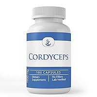 Pure Original Ingredients Cordyceps, (100 Capsules) Always Pure, No Additives Or Fillers, Lab Verified