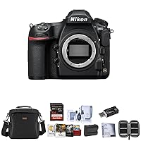 Nikon D850 DSLR Camera Body - Bundle with 64GB SDXC U3 Card, Camera Case, Spare Battery, Cleaning Kit, Memory Wallet, Card Reader, Glass Screen Protector Mac Software Package