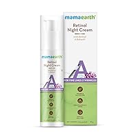MAMAEARTH Retinol Night Cream For Women with Retinol & Bakuchi for Anti Aging, Fine Lines and Wrinkles – 50 g