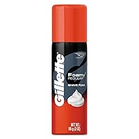 Gillette 14501 Foamy Shave Cream, Original Scent, 2 oz Aerosol, 48/Carton