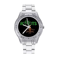 Bike Roots Stainless Steel Band Business Watch Dress Wrist Unique Luxury Work Casual Waterproof Watches