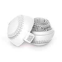 Baseball Ice Mold, Silicone Ice Sphere Mold, Novelty Ice Maker, Set of 1, White, Dishwasher Safe, Ice Cube Tray