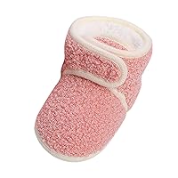 Baby Shoes Toddler Shoes Fleece Warm Boots Shoes Fashion Printing Non Slip Breathable Nude Boots Atomic Snow Boots
