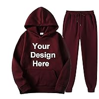 Design Your Own Hoodie Sweatpant Suit Custom Hoodies Add Your Own Text Personalized Sweatshirt