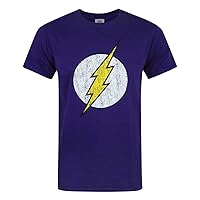 DC Comics Flash Distressed Logo Men's T-Shirt