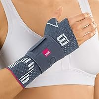 Medi Manumed Active Knit Wrist Support Left (Silver) Large