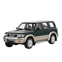 Scale Car Models 1:18 for Nissan Tule Patrol GR Y61 1998 Simulation Car Model Decoration Collectibles Birthday Gift Pre-Built Model Vehicles
