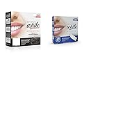 2 Pack Ultimate White Whitening Dental Strips Infused with Coconut Oil & Charcoal 6 Each