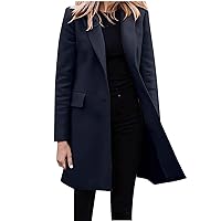 Blazers for Women Open Front Long Sleeve Jacket Work Suit Work Office Bussiness Lapel Collar Dressy Suits