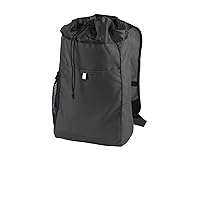 Port Authority Hybrid Backpack, Dark Charcoal/Black, One Size