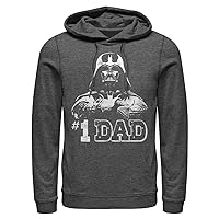 Star Wars Young Men's Numero Uno Hoodie, Charcoal Heather, X-Large
